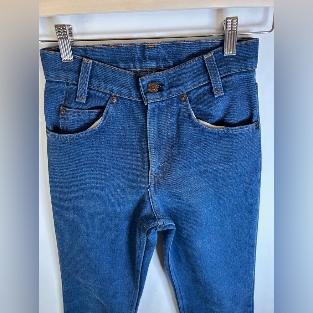 LEVI'S VINTAGE Student Fit Orange Tab 718-0914 denim jeans 26x30 (run small) - Picture 2 of 14